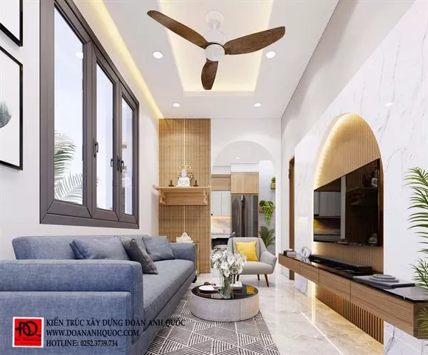 Xây nhà trọn gói Phan Thiết | Công ty Kiến trúc - Xây dựng Đoàn Anh Quốc . Nhà cấp 4 được thiết kế nội thất đẹp mắt ra sao tại Phan Thiết